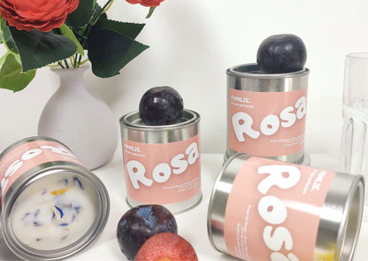 Bougie Parfumée ROSA (227g)  |   Prune de Damas + Rose + Patchouli + Vanille.